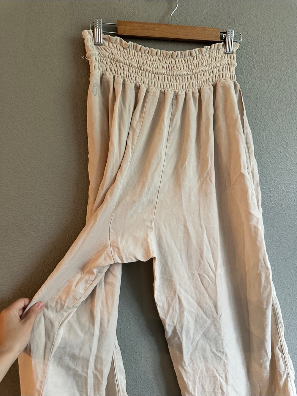 FP Movement by Free People Mia Wide-Leg Lounge Pants in Cream Medium - Picture 10 of 15